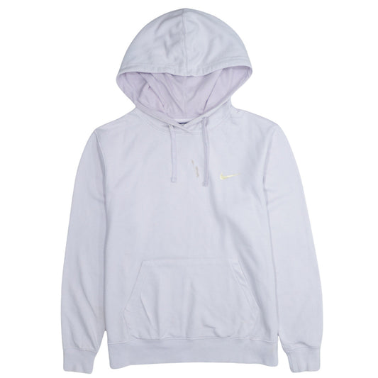 Womens UK Size S Nike White Pullover Hoodie