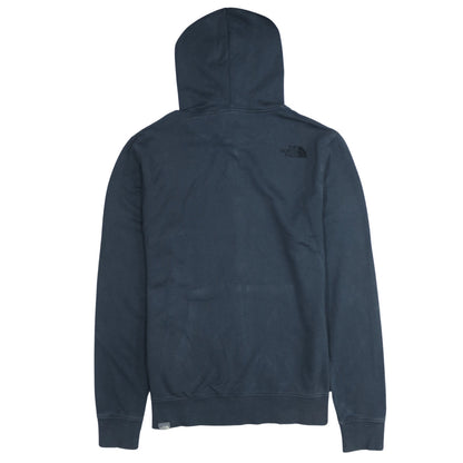 Mens UK Size M The North Face Blue Full Zip Hoodie