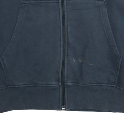 Mens UK Size M The North Face Blue Full Zip Hoodie