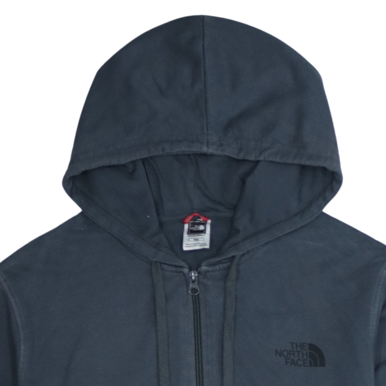 Mens UK Size M The North Face Blue Full Zip Hoodie