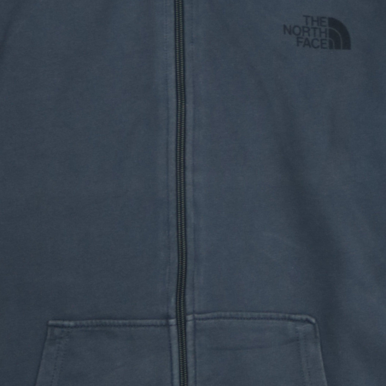 Mens UK Size M The North Face Blue Full Zip Hoodie