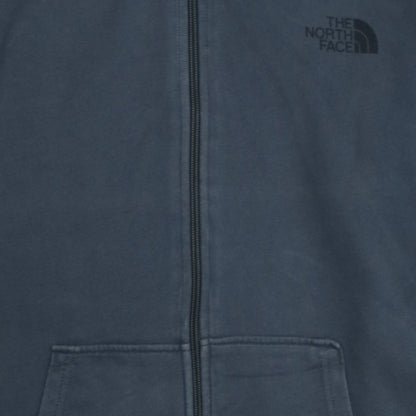 Mens UK Size M The North Face Blue Full Zip Hoodie