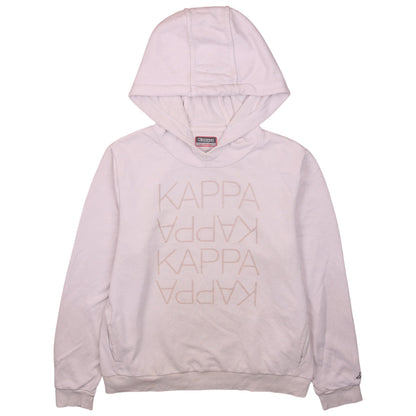 Womens UK Size XL Kappa Pink Pullover Hoodie