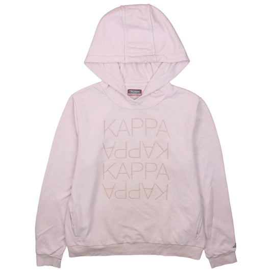 Womens UK Size XL Kappa Pink Pullover Hoodie