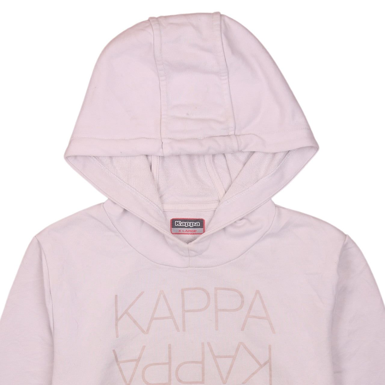 Womens UK Size XL Kappa Pink Pullover Hoodie