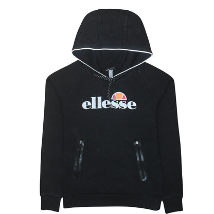 Womens UK Size 12 ellesse Black Pullover Hoodie
