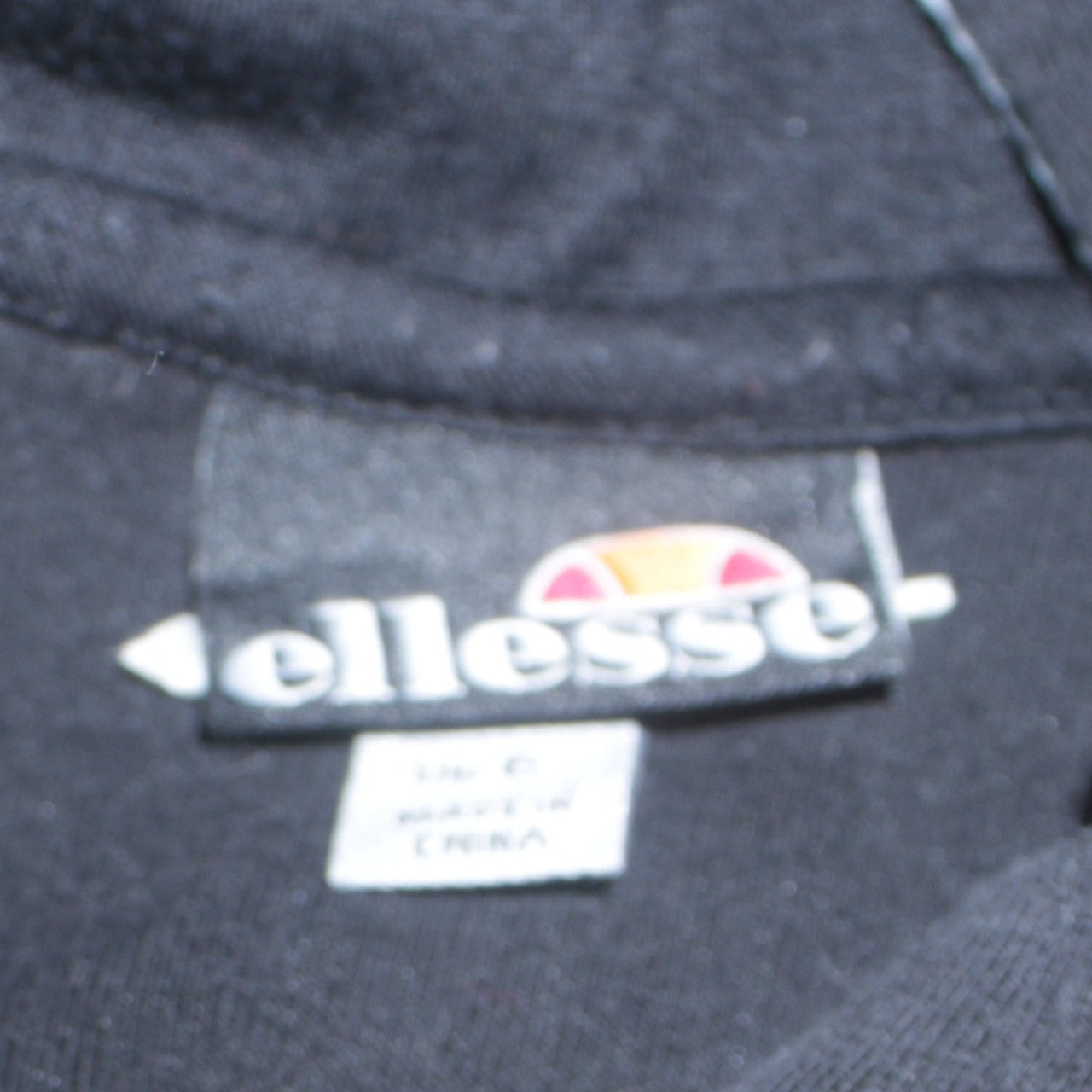Womens UK Size 12 ellesse Black Pullover Hoodie