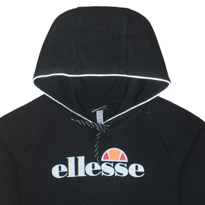 Womens UK Size 12 ellesse Black Pullover Hoodie