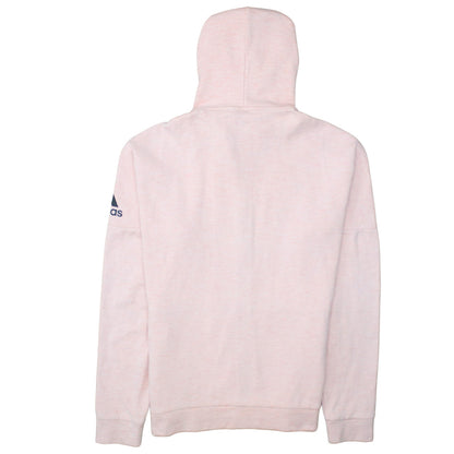 Mens UK Size M adidas Pink Full Zip Hoodie