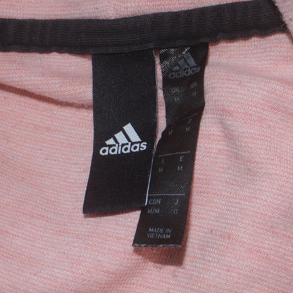Mens UK Size M adidas Pink Full Zip Hoodie