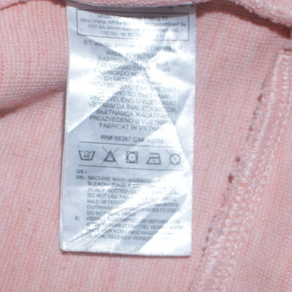 Mens UK Size M adidas Pink Full Zip Hoodie