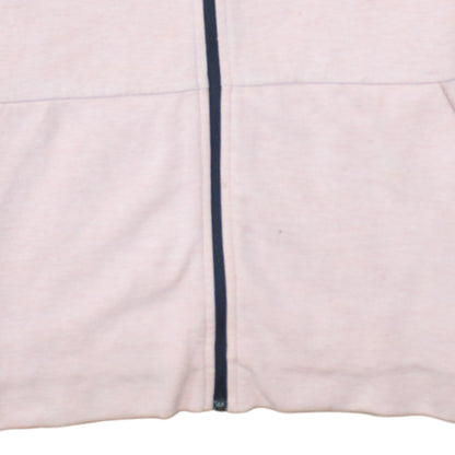 Mens UK Size M adidas Pink Full Zip Hoodie