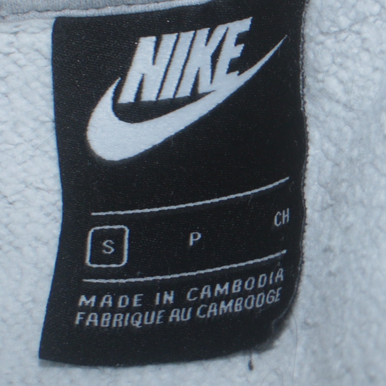 Mens UK Size S Nike Grey Pullover Hoodie