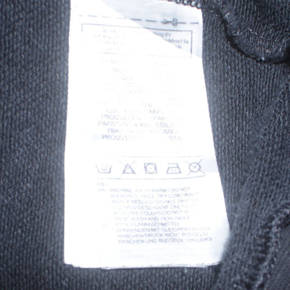 Adidas Boys Black Hoodie 13-14 Years Pullover Fleece Trefoil Logo