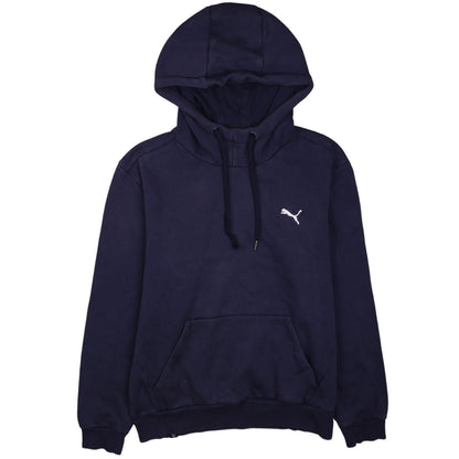 Mens UK Size S PUMA Blue Pullover Hoodie