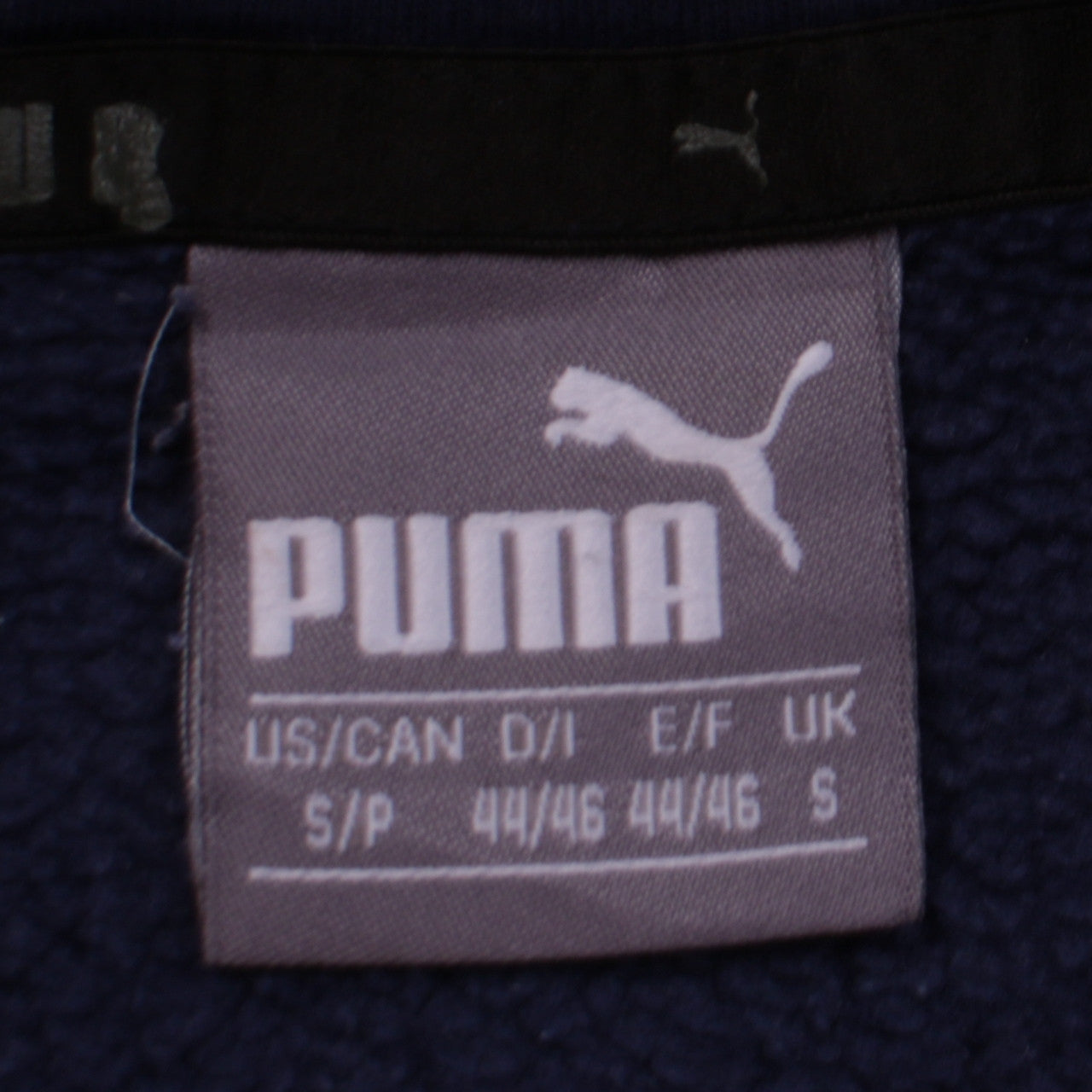 Mens UK Size S PUMA Blue Pullover Hoodie