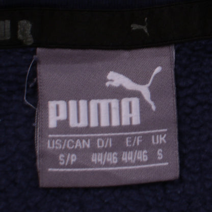 Mens UK Size S PUMA Blue Pullover Hoodie