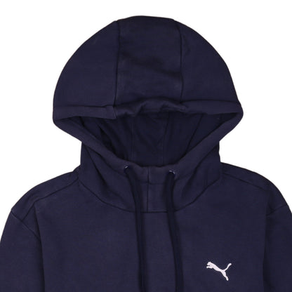 Mens UK Size S PUMA Blue Pullover Hoodie