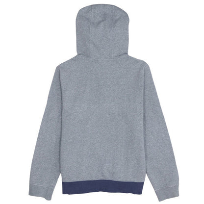 Nike Boys Grey Colourblock 1/4 Zip Fleece Hoodie Size L 147-158cm