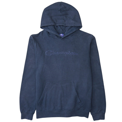 Mens UK Size L Champion Blue Pullover Hoodie