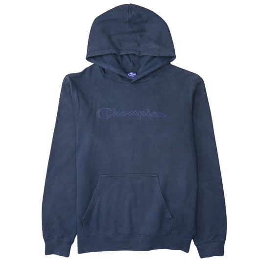 Mens UK Size L Champion Blue Pullover Hoodie