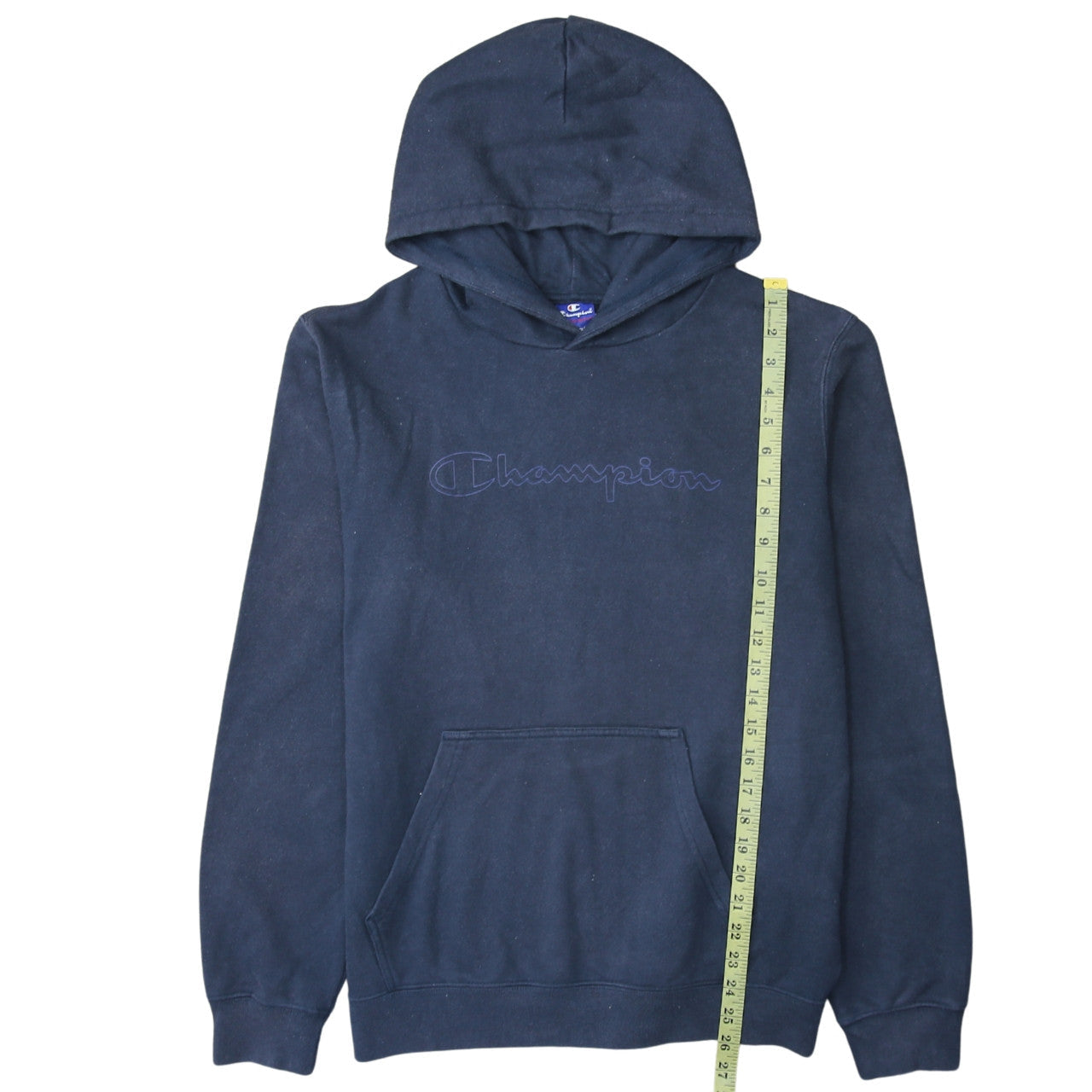 Mens UK Size L Champion Blue Pullover Hoodie