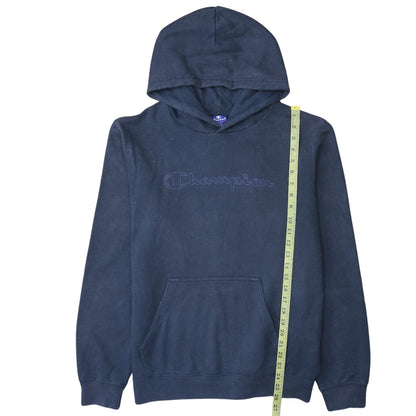 Mens UK Size L Champion Blue Pullover Hoodie