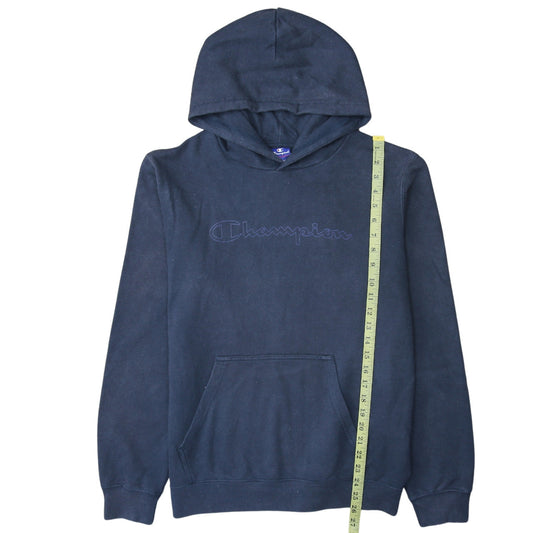 Mens UK Size L Champion Blue Pullover Hoodie