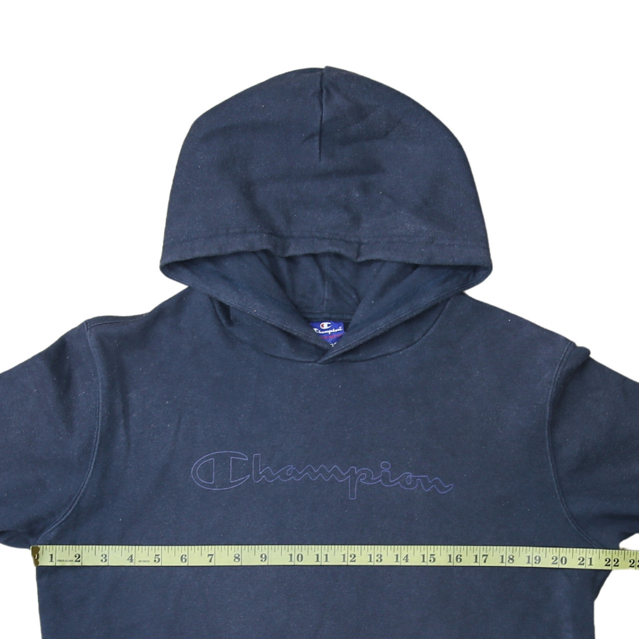 Mens UK Size L Champion Blue Pullover Hoodie