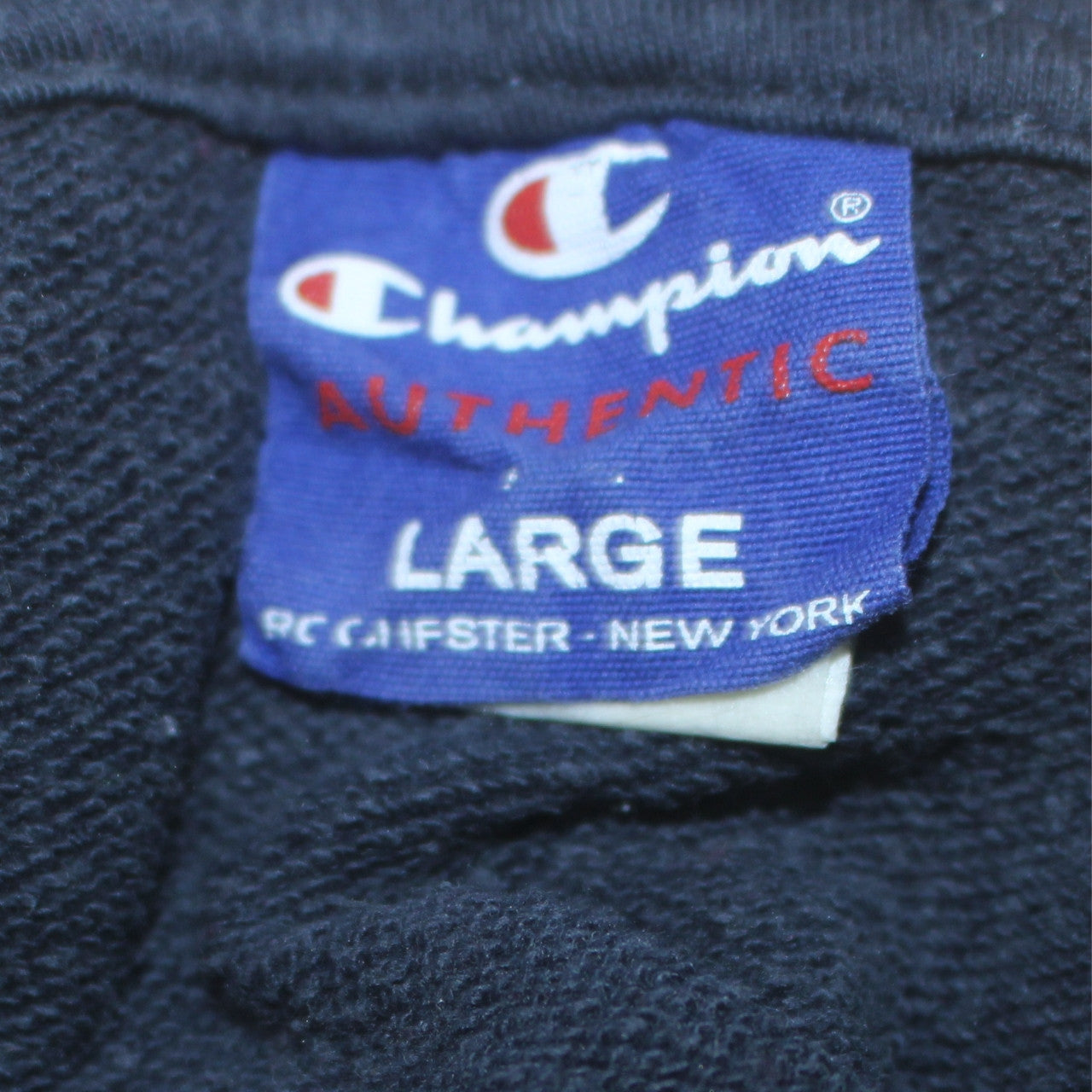 Mens UK Size L Champion Blue Pullover Hoodie