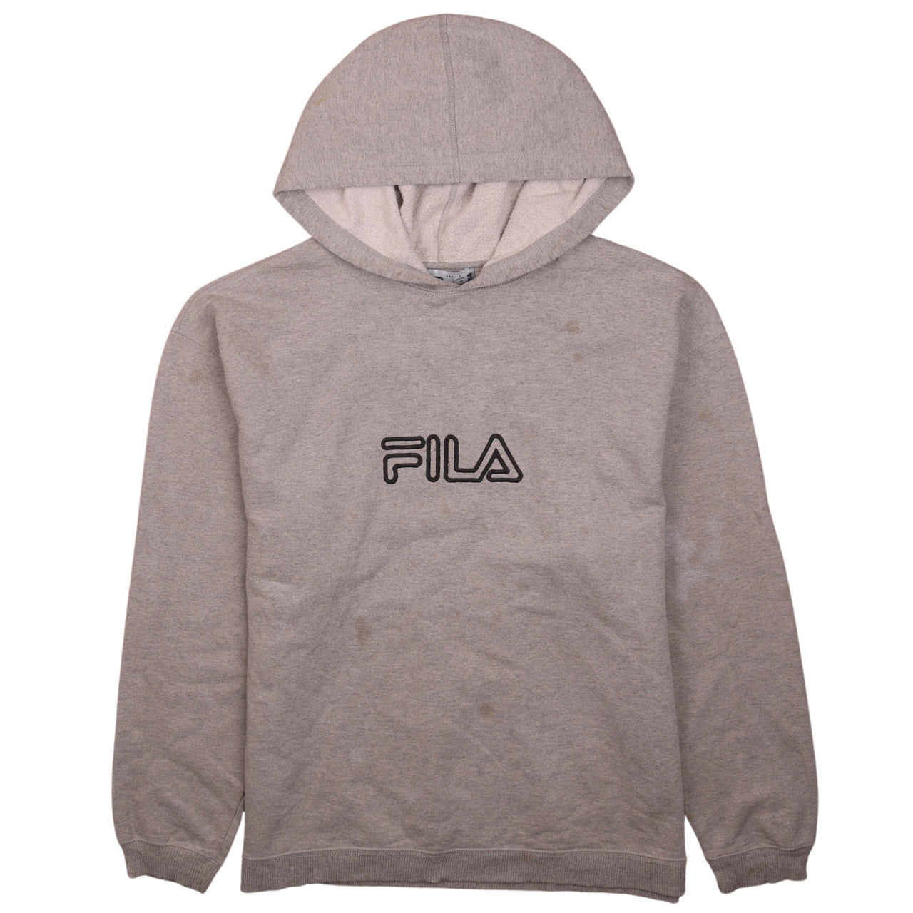 Mens UK Size L FILA Grey Pullover Hoodie