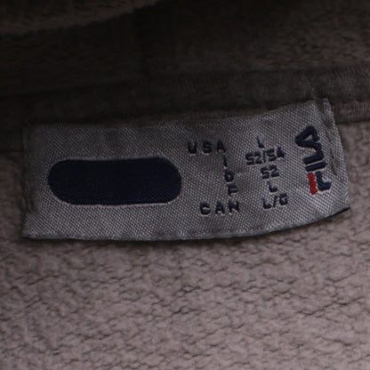 Mens UK Size L FILA Grey Pullover Hoodie
