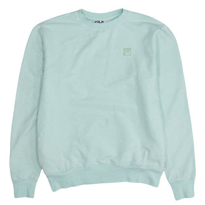 Womens UK Size S FILA Blue Pullover Sweatshirt