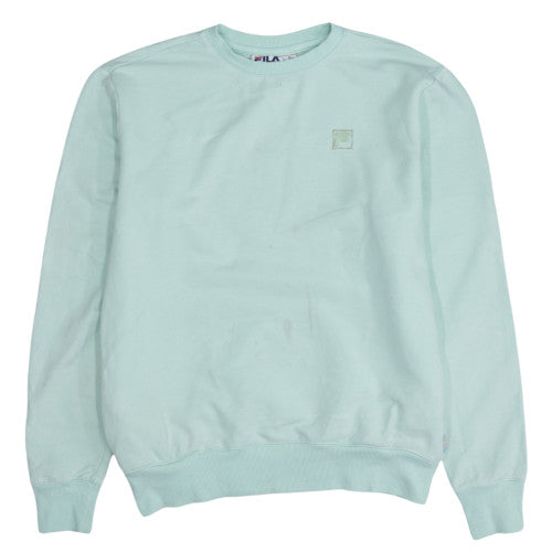 Womens UK Size S FILA Blue Pullover Sweatshirt