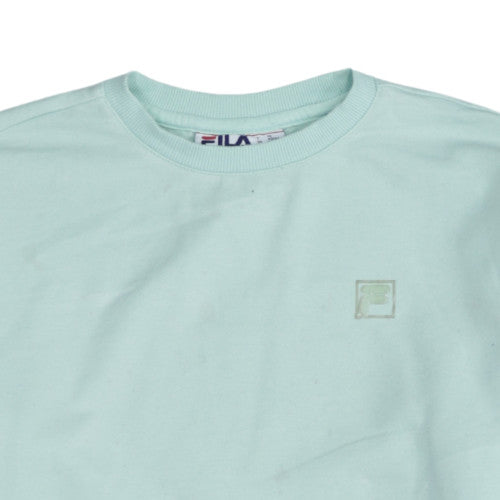 Womens UK Size S FILA Blue Pullover Sweatshirt