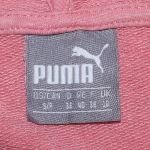 Womens UK Size 10 PUMA Pink Pullover Hoodie