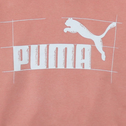Womens UK Size 10 PUMA Pink Pullover Hoodie