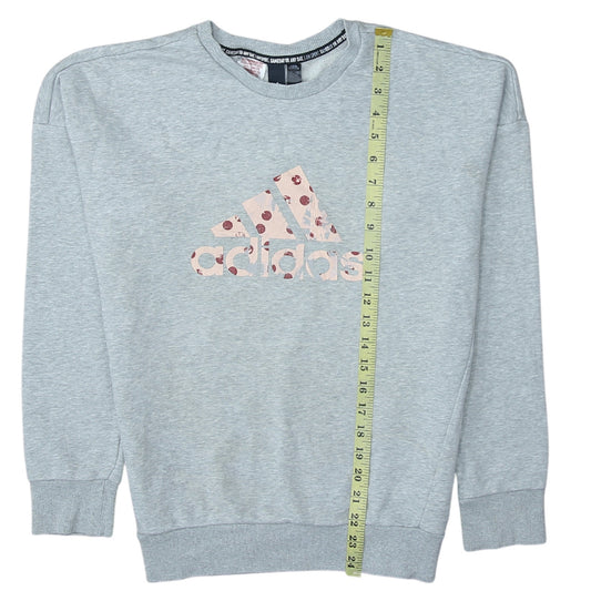 Womens UK Size 14 adidas Grey Pullover Sweatshirt