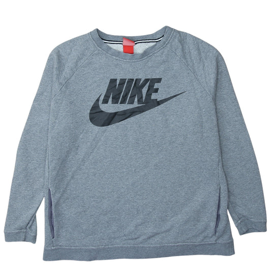 Mens UK Size XL Nike Grey Pullover Sweatshirt