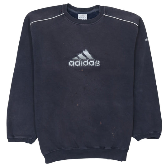 Mens UK Size XL adidas Blue Pullover Sweatshirt