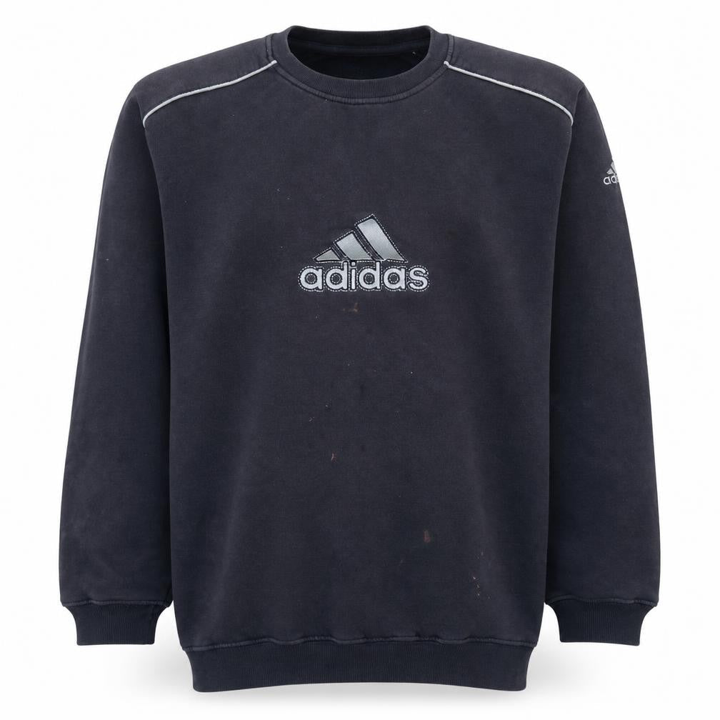 Mens UK Size XL adidas Blue Pullover Sweatshirt