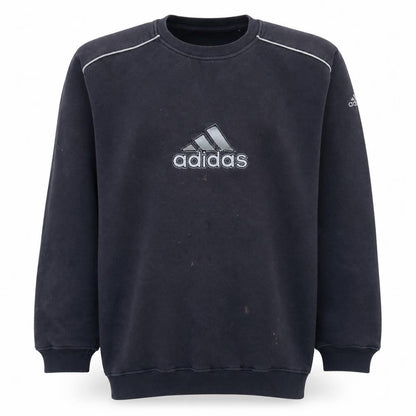 Mens UK Size XL adidas Blue Pullover Sweatshirt