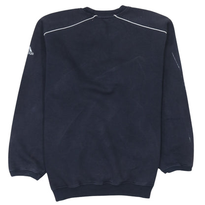 Mens UK Size XL adidas Blue Pullover Sweatshirt