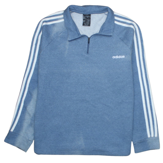 Womens UK Size 20 adidas Blue Pullover Sweatshirt
