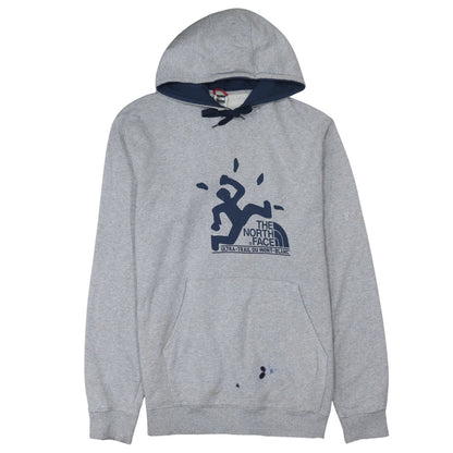 Mens UK Size 2XL The North Face Grey Pullover Hoodie