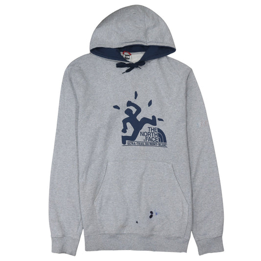 Mens UK Size 2XL The North Face Grey Pullover Hoodie