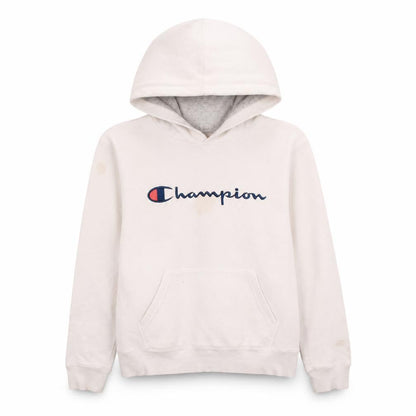 Womens UK Size L Champion White Pullover Hoodie