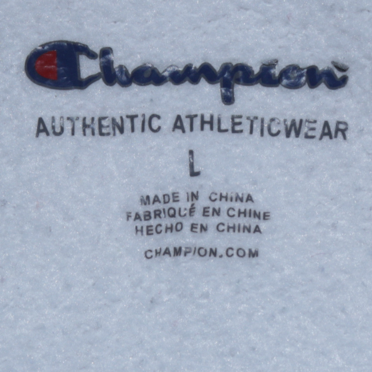 Womens UK Size L Champion White Pullover Hoodie