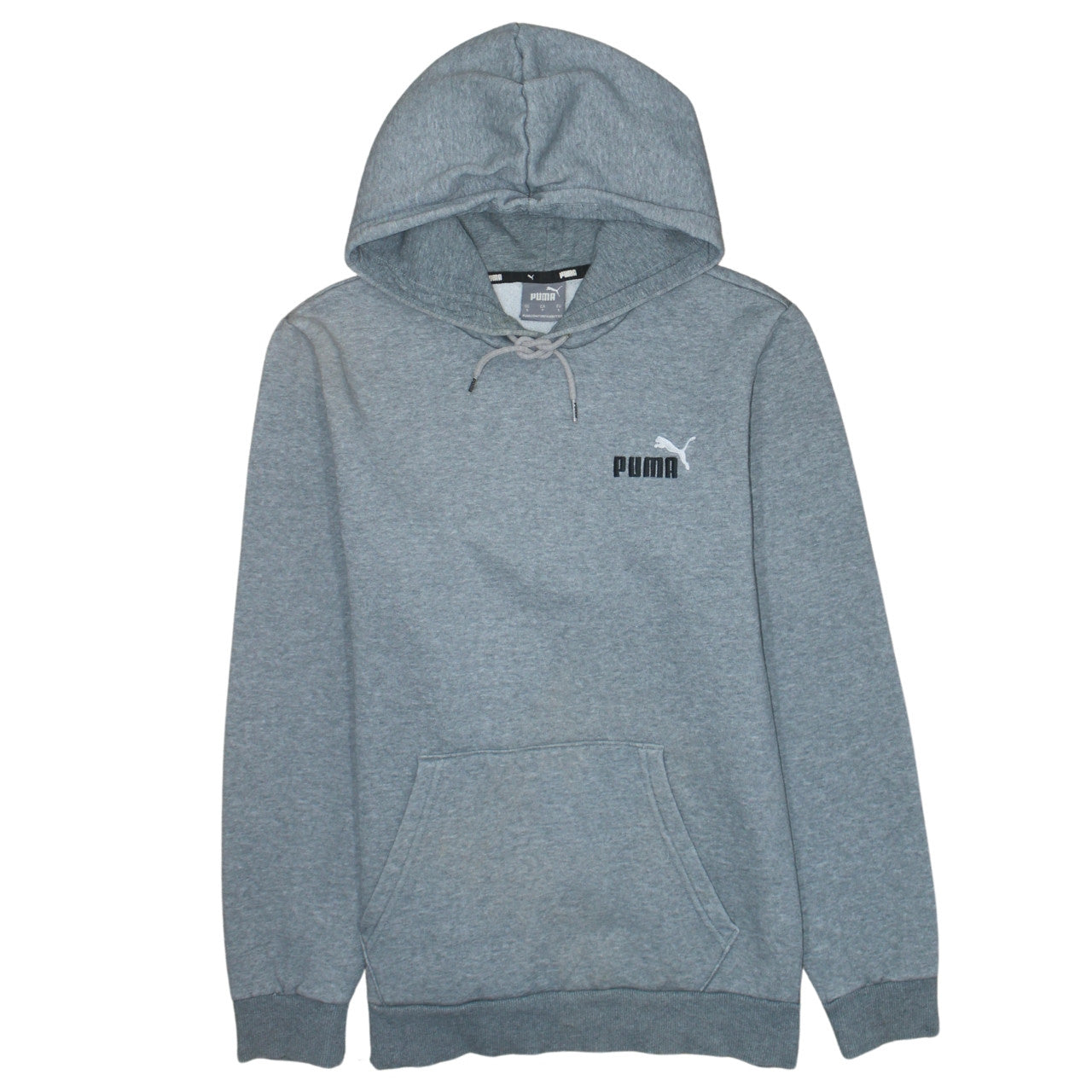 Mens UK Size S PUMA Grey Pullover Hoodie