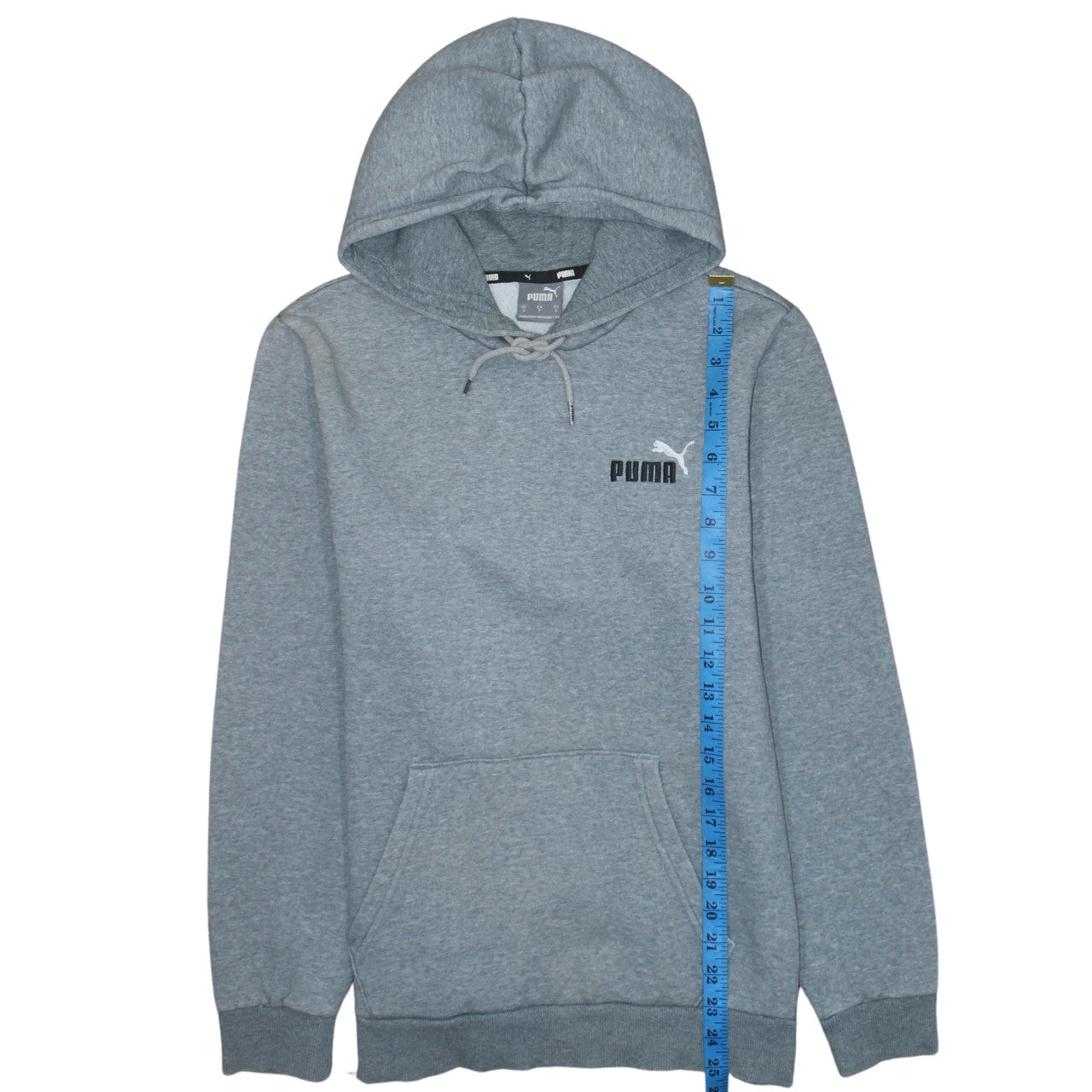Mens UK Size S PUMA Grey Pullover Hoodie